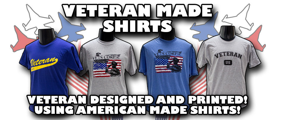 Veteran Printed Tee's